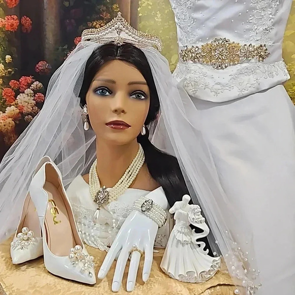 Shower Me With Pearls is a Unique One-Of-A-Kind Tiara Bundle - Picture 9 of 17